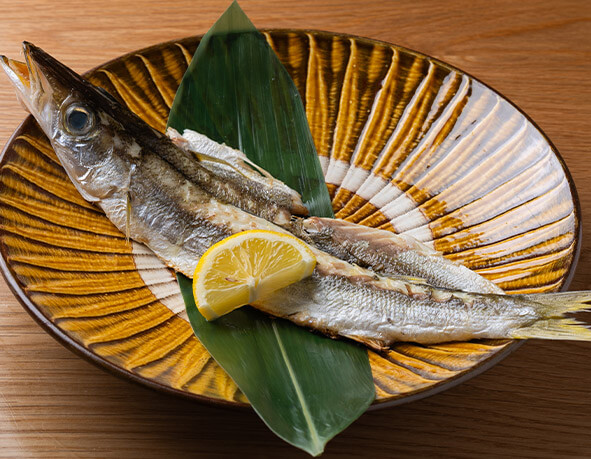 カマスの塩焼き